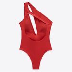 ZARA  Coral Cut Out One Piece
Swimsuit(Size Small) Photo 1