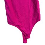 Pink Lily Women's Pink Ribbed Sleeveless Bodysuit Casual Everyday Top Photo 1