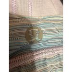 Lululemon Women's Blue Striped Sleeveless Athletic Sports Bra Crop Tank Top 10 Photo 2