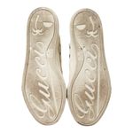 Gucci Brooklyn High Top GG Sneakers EU 37.5 US 7.5 White Grey Cap Toe Canvas Photo 10