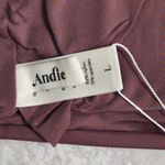 ANDIE Swim The Snap Scoop Top Cactus Flower Strappy Solid Bikini Top L New Photo 5