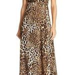 AQUA 🖤NWT  LEOPARD PRINT MAXI WRAP DRESS Photo 0