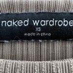 Naked Wardrobe  Figure It All Out Dress Maxi Bodycon Long Sleeve Coco Tan XS Photo 2