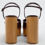 ZARA NWT HIGH HEEL PLATFORM SANDALS Photo 7