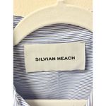 NWOT Silvian Heach Rebel Embroidered Stripe Button Photo 2