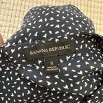 Banana Republic  Navy Patterned Blouse Photo 2