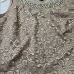 R & M Richards  Pearl Beaded Lace Sleeveless Blouse Photo 10