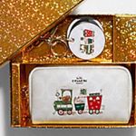 Coach Limited EDITION 😞Authentic Leather Train cosmetic cs/Keychain Photo 6