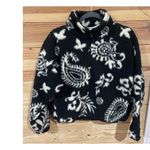 Champion Women's Cozy High Pile Quarter Zip Paisley Print, M Photo 2