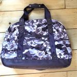 Cynthia Rowley  EUC Women's Large Quilted Purple Floral Camo Weekender Bag Photo 0
