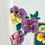 Jerzees Rare Vintage  Gardening Graphic Puffy Glitter T-Shirt LARGE Photo 5