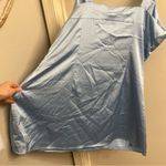 Peppermayo NWT  Odette Blue Satin Mini Dress Size US 16 Photo 7