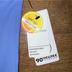 NEW 90° By Reflex Light Blue Renaissance Dress Sleeveless Pleated Dress Photo 4