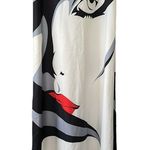 Amazon Human Face Printed White Dress Photo 4