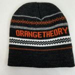 Orange Theory Beanie Hat Black Orange One Size Pull On Warm Embroidered Logo Photo 3