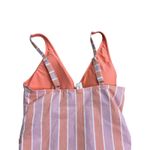 Vineyard Vines XS Shimmer Tie Front One Piece Swimsuit Passion Fruit Stripe Photo 4