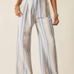 Ariat Butler Striped wide leg pants coastal beachy boho railroad carpenter small Photo 0
