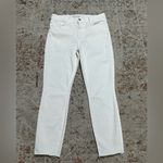 Frank & Eileen  Sligo Italian Performance Denim cropped white jeans size 30 Photo 11