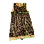 H&M Studio Black Sequin Mesh Sheer Sleeveless Mini Dress size 6 Photo 1