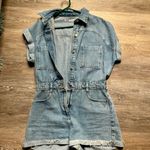 ZARA Denim Romper Photo 0