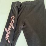 Victoria's Secret Vintage Victoria’s Secret “Angel” Black Sweatpants Size Small Photo 6