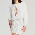 Retrofête Retrofete Grace Sequin Dress in Moonglow White Size Small NWT Belt Bridal Photo 1