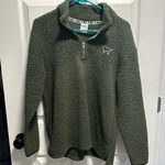 PINK - Victoria's Secret GREEN VICTORIAS SECRET PINK SHERPA PULLOVER Photo 1