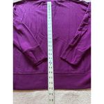 Athleta  Womens Purple Balance‎ Henley Sweatshirt Casual Size Medium Photo 7