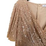 Mac Duggal NEW Size 10 Style 35109 Pink Embellished Flutter Sleeve Gown NWT Photo 6