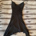 City Triangles Asymmetrical High/Low Black Semi Formal Dress Photo 2