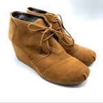 Toms Tom’s Desert Suede Wedge Ankle Boots Photo 1