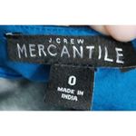 J.Crew Mercantile Blue Cotton Flutter Sleeve V Photo 2