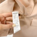 House Of CB Orchidea Blush Feather Trimmed Blazer Pant Set Photo 6