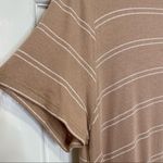 Intersection Beige/White Striped Short Sleeve T Photo 3