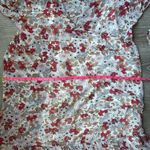 Natural Life  Sheer Multi Floral V-Neck Tiered Long Bell Sleeve Maxi Dress XS Photo 11