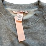 Victoria's Secret Victoria’s Secret Cotton Fleece Corset Crewneck Heather Gray Sweatshirt, Sz XS Photo 13