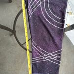 Sweaty Betty Galaxy Capri Activewear Leggings in Purple/Silver - Size Medium Photo 17