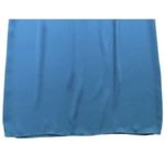 VTG 80s Balloon Long Sleeve Ruffle Midi Dress Blue Pearl Front Accent Women’s 10 Photo 9