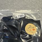 Nadine Merabi Top Womens XL Black Silk Touch Polyester Feather Cuffs Whimsigoth Photo 14