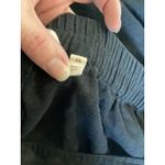 Soft Surroundings Black Linen Blend Button Side Wide Leg Cropped Pants 2X Photo 4