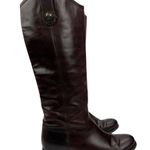 Frye Dark Brown Leather Melissa Western Tall Riding Boots Size 5.5 Style 77167 Photo 13