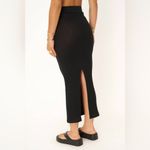 Project Social T New  Love Like This Sweater Rib Maxi Skirt Black Photo 5