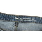 Gap Womens  Sexy Boyfriend Floral Embroidered Denim Cut Off Jean Shorts Size 6 Photo 4