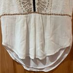 Anthropologie Akemi + Kin Ivory Overlay Embroidered Kiera Boho Blouse Top XS Photo 6