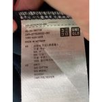 Uniqlo  Shirt Dress Size L Blue Colorblock 3/4 Sleeves Cotton Modal Casual Travel Photo 5