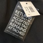 Clu Black Cold Shoulder Silk Ruffle Trim Sweatshirt Dress Size L Photo 8