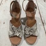 Treasure & Bond  POPPY ESPADRILLE WEDGE SNAKE PRINT WEDGE SANDALS Photo 2