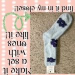 American Eagle  Outfitters White AE Flower Smiley® Colorful Daisy ‘90s Crew Socks Photo 12