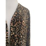 Alex Evenings NEW  Size Large Cardigan Open Front Blazer Jacket Animal Print Photo 1