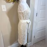 Tadashi Shoji  One Shoulder Textured Embroidered Sheath Dress Sz 6💛 Photo 5